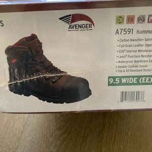 Avenger Hammer composite toe internal met work boots
